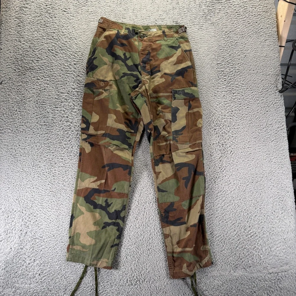 US Army Pant Men's S(30x30) Brown Camouflage Cargo Straight Military Uniform